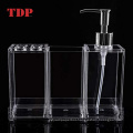 Factory Customized Hotel Home Bathroom Accessories Set Hand Liquid Acrylic Soap Dispenser